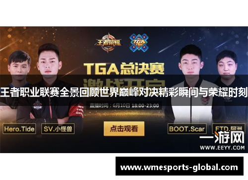 王者职业联赛全景回顾世界巅峰对决精彩瞬间与荣耀时刻
